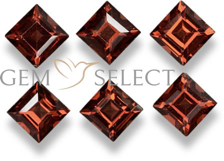 Много драгоценных камней альмандиновый гранат от GemSelect - большое изображение