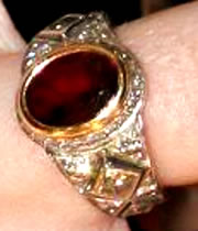 Овальное кольцо с рубином принцессы Матильды