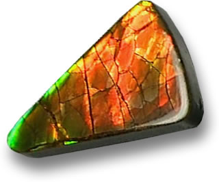 Стабилизированный аммолитовый драгоценный камень