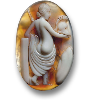 Древнеримская агатовая камея Венеры - богини любви