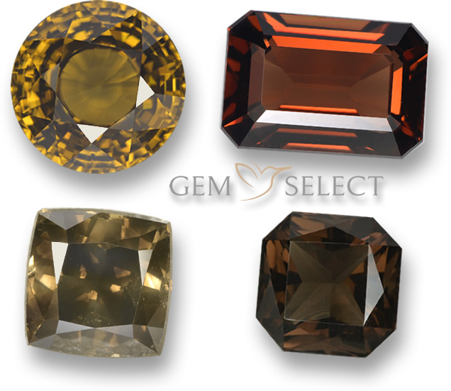 Коричневые драгоценные камни от GemSelect — большое изображение
