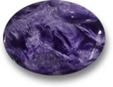 Фиолетовый чароит Кабошон