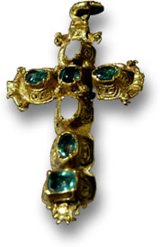 Изумрудно-золотой крест из Нуэстра-Сеньора-де-Аточа.