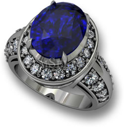 Дизайн обручального кольца GemSelect Tanzanite