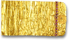 Золотое письмо, украшенное рубинами, от бирманского короля Алаунгпайи британскому королю Георгу II