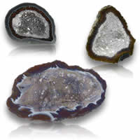 Нажмите, чтобы увидеть разноцветные агатовые жеоды multicolor agate geode