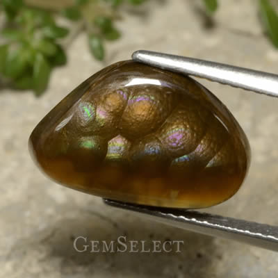 Драгоценный камень огненного агата от GemSelect