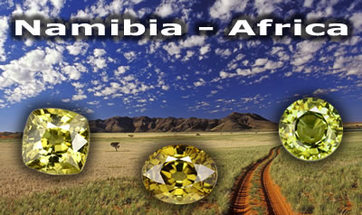 Драгоценные камни из Намибии - Африки