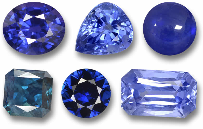 1-2 Carat Blue Sapphire Gems - Natural, Certified