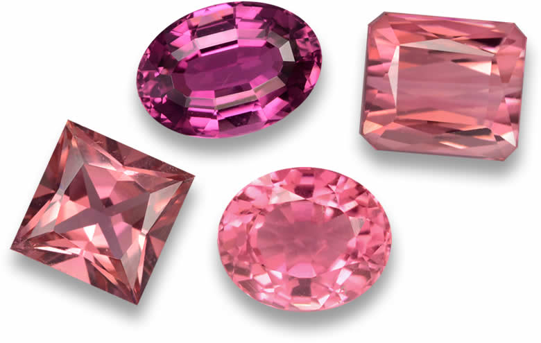 1 Carat Pink Tourmaline: Hot Pink, Neon and Deep Pink Tourmalines, Wholesale 1 ct Pink Tourmaline