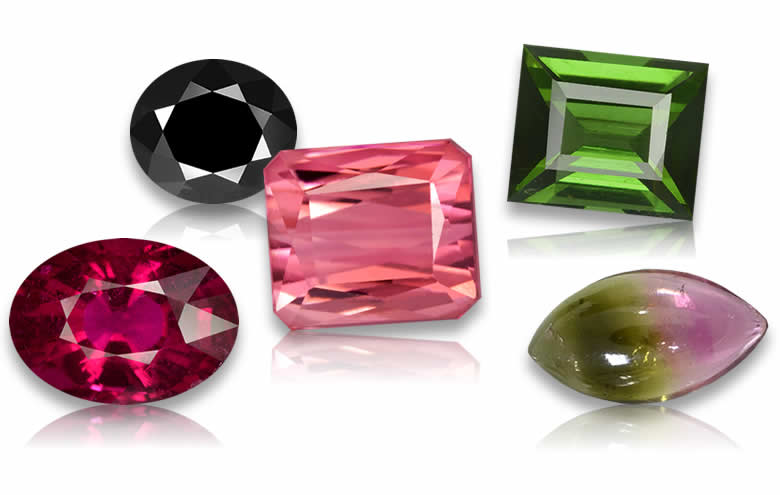 2-4 Carat Tourmaline Gems - Natural, Certified