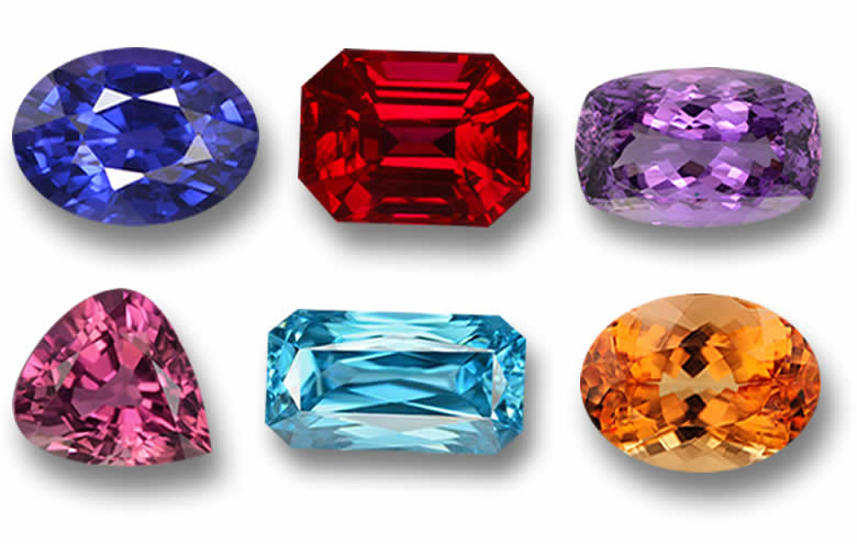 2 Carat Gemstones: Sapphire, Ruby, Amethyst, Aquamarine, Citrine, Emerlad, Tourmaline, Wholesale 2 Carat Gems