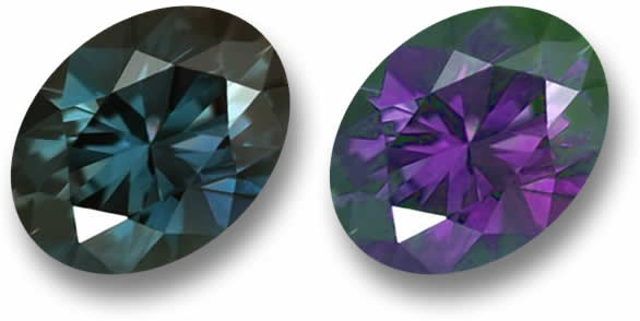 Сапфир, меняющий цвет, на продажу