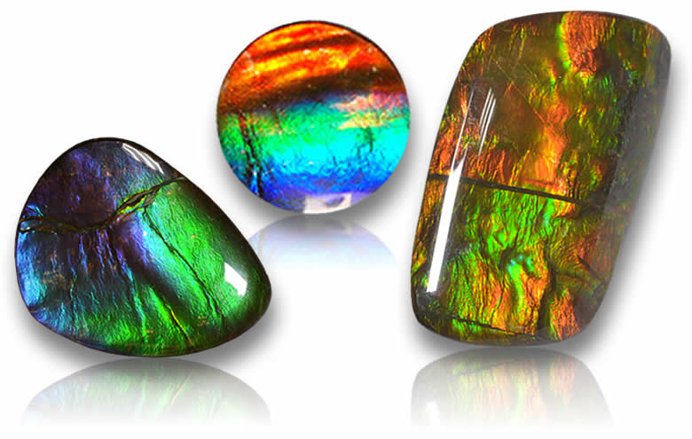 Shop Loose Ammolite: Natural Ammolite Gemstones from Canada, Ammolite for Jewelry