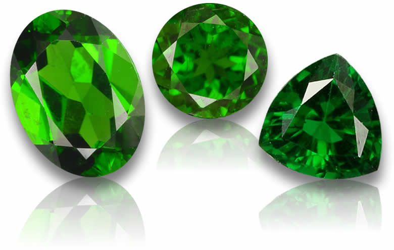 Отдельные хромовые камни для изготовления ювелирных изделий