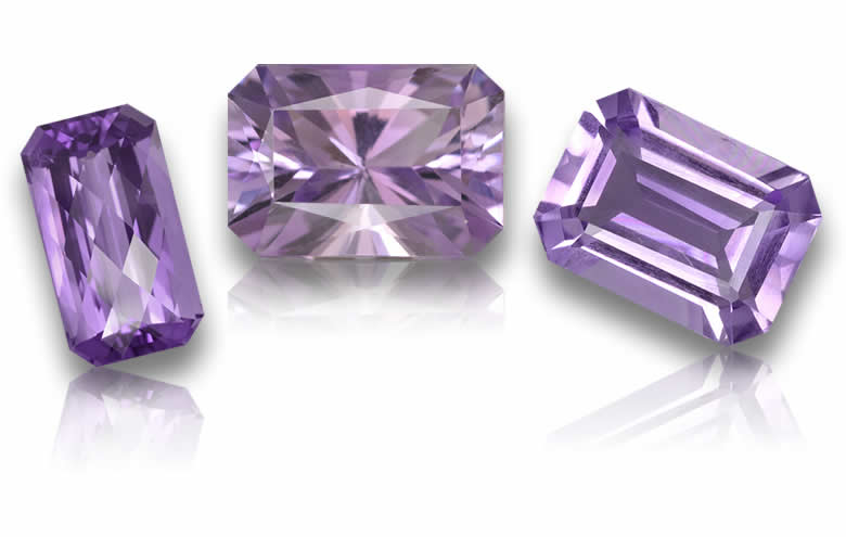 Emerald Cut Amethyst: Natural, Certified