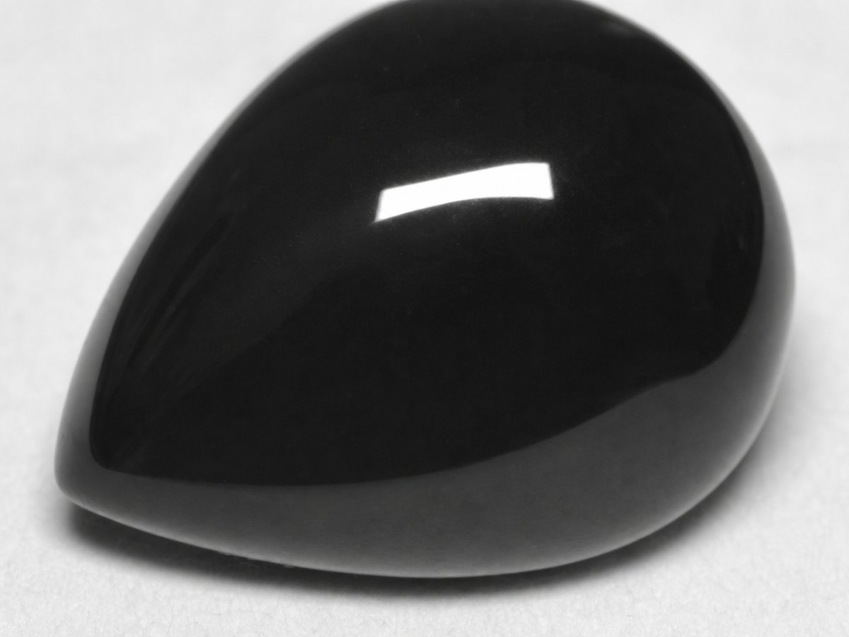 Close-up view of natural Onyx gemstones