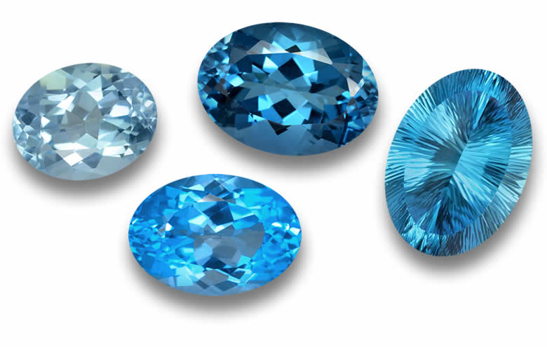 Oval Topaz Gemstones - Natural, Certified