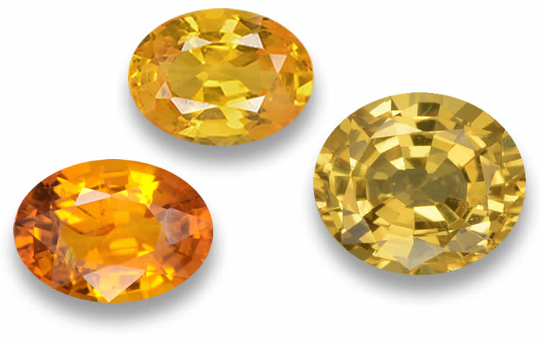 Oval Yellow Sapphire - Natural Certified Loose Gems