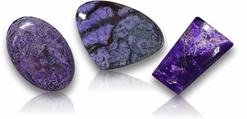 Sugilite Doublet Gemstones