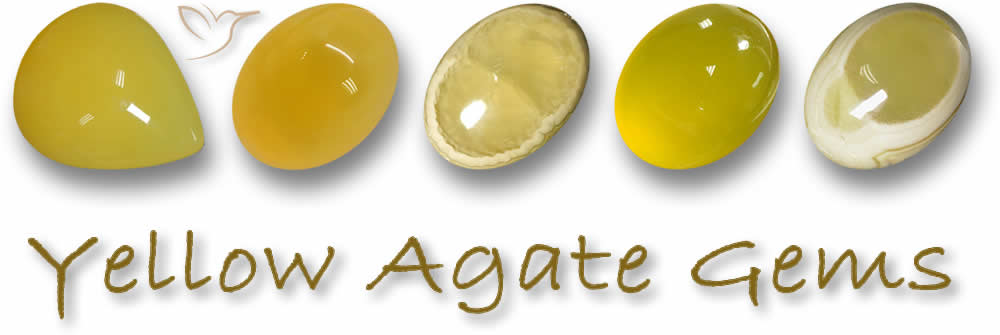Купить желтые агатовые драгоценные камни