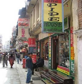 Freak Street in Kathmandu