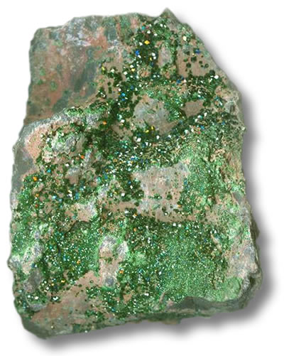 Уваровит Грубый Uvarovite Rough