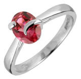 White Gold Tourmaline Ring