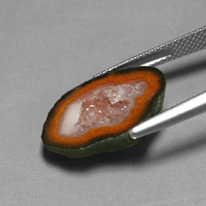 8.24 карата, натуральный Многоцветный Агатовая жеода, Необычная форма, Непрозрачный