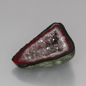 Натуральный Многоцветный Агатовая жеода 16,82 карата Необычная форма, Непрозрачный