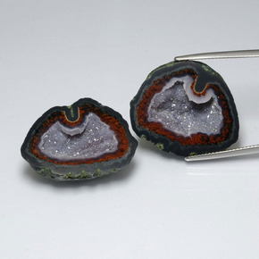 53.65 карата, натуральный Многоцветный Агатовая жеода, Необычная форма, Непрозрачный