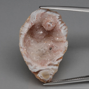 39.70 карата, натуральный Многоцветный Агатовая жеода, Необычная форма, Непрозрачный