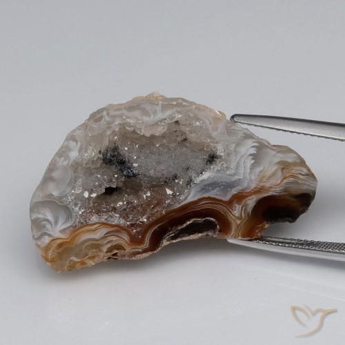 40.37ct Натуральный Многоцветный Агатовая жеода, причудливая, Непрозрачный