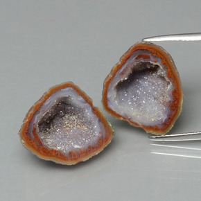  карата, натуральный Многоцветный Агатовая жеода, Необычная форма, Непрозрачный