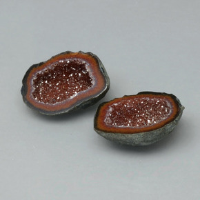  карата, натуральный Многоцветный Агатовая жеода, Необычная форма, Непрозрачный