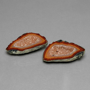 27.63 карата, натуральный Многоцветный Агатовая жеода, Необычная форма, Непрозрачный