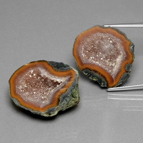 40.93 карата, натуральный Многоцветный Агатовая жеода, Необычная форма, Непрозрачный