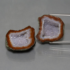 Натуральный Многоцветный Агатовая жеода 43,42 карата Необычная форма, Непрозрачный