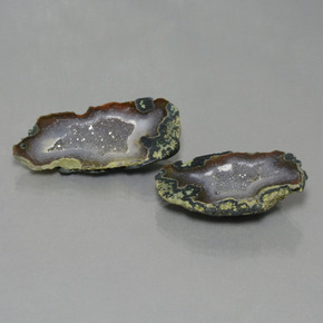  карата, натуральный Многоцветный Агатовая жеода, Необычная форма, Непрозрачный