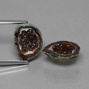  карата, натуральный Многоцветный Агатовая жеода, Необычная форма, Непрозрачный