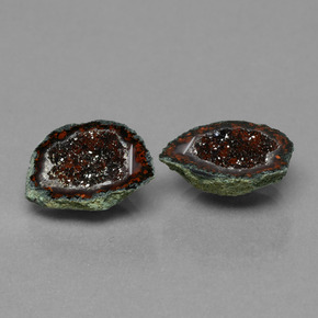  карата, натуральный Многоцветный Агатовая жеода, Необычная форма, Непрозрачный