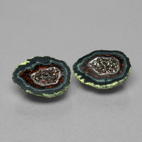  карата, натуральный Многоцветный Агатовая жеода, Необычная форма, Непрозрачный