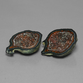  карата, натуральный Многоцветный Агатовая жеода, Необычная форма, Непрозрачный