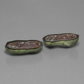  карата, натуральный Многоцветный Агатовая жеода, Необычная форма, Непрозрачный