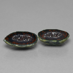  карата, натуральный Многоцветный Агатовая жеода, Необычная форма, Непрозрачный