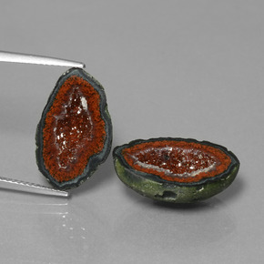  карата, натуральный Многоцветный Агатовая жеода, Необычная форма, Непрозрачный