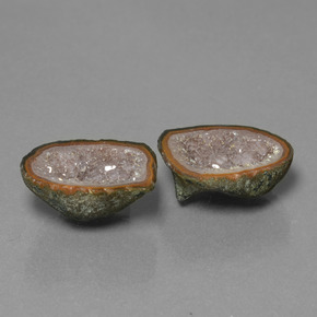 12.94 карата, натуральный Многоцветный Агатовая жеода, Необычная форма, Непрозрачный