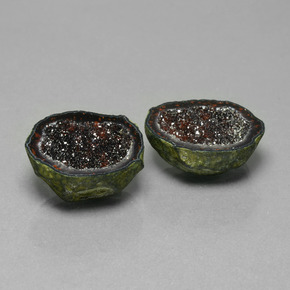  карата, натуральный Многоцветный Агатовая жеода, Необычная форма, Непрозрачный