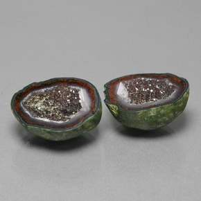 26.55 карата, натуральный Многоцветный Агатовая жеода, Необычная форма, Непрозрачный