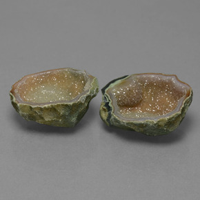 16.50 карата, натуральный Многоцветный Агатовая жеода, Необычная форма, Непрозрачный